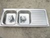 New Stainless Steel Kitchen Sink - Double Bowl 1200mm New Stainless Steel Kitchen Sink - Double Bowl 1200mm