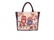 1X New Stylish Lover Owl Design Handbag Hippie Hand Bag