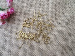 20Packs x 100Pcs Golden Plated Head Pins Jewellery Findings 16mm 20Packs x 100Pcs Golden Plated Head Pins Jewellery Findings 16mm