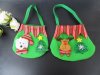 12Pcs Green Bear Christmas Candy Bag Hand Bag Gift Bag