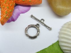 50sets Metal Knotted Circle Toggle Clasp yw-ac-tc48 50sets Metal Knotted Circle Toggle Clasp yw-ac-tc48
