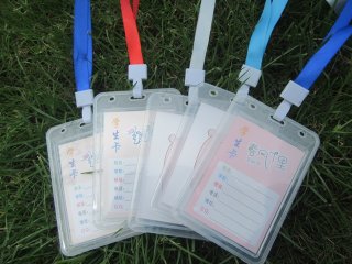 5Pcs Clear Certificate Identity Card Holder Employee ID Work