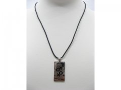 5X Men's Necklaces with Stainless Steel Pendants ne-m67 5X Men's Necklaces with Stainless Steel Pendants ne-m67
