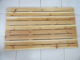 4 Pcs Cedar Plank Foothold Garden Home Decoration 90x54x3cm