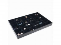1Pc Black 36 Compartment Pendant Beads Necklaces Organizer Jewel