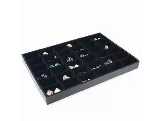 1Pc Black 36 Compartment Pendant Beads Necklaces Organizer Jewel
