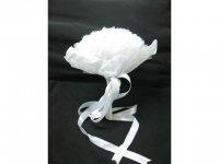 1X New White Wedding Bridal Bouquet with Rhinestone 1X New White Wedding Bridal Bouquet with Rhinestone