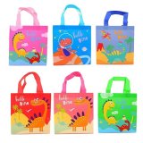 10Pcs Dinosaur Reusable Grocery Shopping Bags Shoulder Mixed