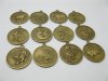 100 Chinese 12 Zodiac Symbols Coin Pendants