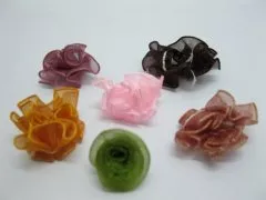 500Pcs Hand Craft Organza Flowers Embellishment 500Pcs Hand Craft Organza Flowers Embellishment