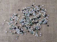 250Grams Glass Pearl Round Loose Beads 3mm Jewelry Craft