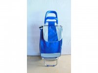 1X New Light Blue Convenient Shopping Trolley Bag