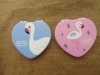 6Pcs Heart Make-up Pocket Mirror Cosmetic Makeup Compact Mirror