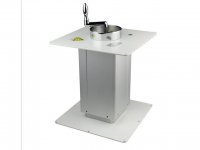 1X Aluminum Square Hand Operate Adjustable Height Camper Van Car