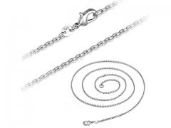 5X New Fashion Silver Cable Chain Necklace Jewelry