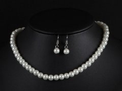 12Sets Pearl Necklaces & Earing Set Fashion Jewellery Earring