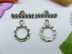 50sets Metal Flower Beads Toggle Clasp yw-ac-tc31 50sets Metal Flower Beads Toggle Clasp yw-ac-tc31