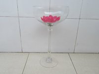 4Pcs Wine Glass Flower Vase 35cm High Wedding Favor