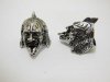 24X Men's Scary Head Design Metal Rings with Case