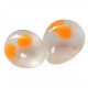 12 Funny Sticky Squishy Double Yolk Egg Venting ball