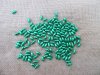 250g (1180Pcs) Green Faux Rice Simulate Pearl Beads Loose Beads