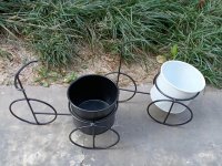 1Set Bicycle Single Flower Plant Display Stand Holder Home Decor
