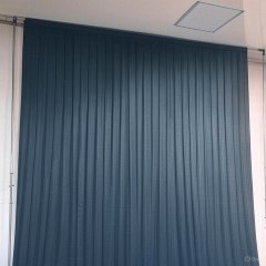 1X Black Silk Cloth Wedding Party Backdrop Curtain Drapes