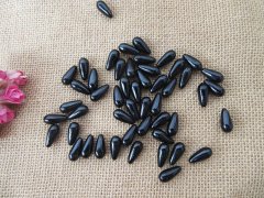 250g (430Pcs) Black Teardrop Simulate Pearl Beads Loose Beads 250g (430Pcs) Black Teardrop Simulate Pearl Beads Loose Beads