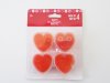 36Pack x 4Pcs Heart Shape Sapid Sticky Toy