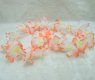 12 Orange Hawaiian Dress Party Flower Leis/Lei 12 Orange Hawaiian Dress Party Flower Leis/Lei