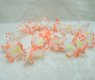 12 Orange Hawaiian Dress Party Flower Leis/Lei