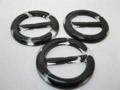 98Pcs Black Buckles 30mm Wedding Favor
