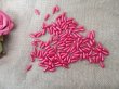 250g (615Pcs) Red Teardrop Simulate Pearl Beads Loose Beads