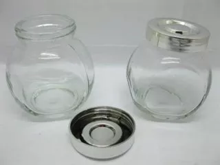 36X Mini Personalised Candy Jars Wedding Favors