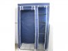 1X New 5-Shelves Storage Wardrobe w/Curtain Cover Navy 1X New 5-Shelves Storage Wardrobe w/Curtain Cover Navy