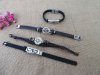 5Pcs Fashion COOL Leather Men Bracelets Assorted Design