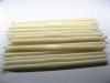 20 White Plastic Crochet Hook Needle for Crafts 5mm