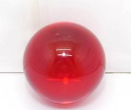 1X 80mm Red Crystal Sphere Balls