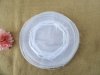 100 White Tulle Round Circles Wedding Favor 26cm Dia