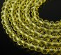 10Strand x 68Pcs Yellow Faceted Crystal Beads 8mm