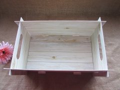3Pcs Wood Look Joint Crate DIY Box Storage Organizer 3Pcs Wood Look Joint Crate DIY Box Storage Organizer