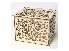 1Pc Decorative Rustic Wishing Well Card Box Wedding - Mr & Mrs 1Pc Decorative Rustic Wishing Well Card Box Wedding - Mr & Mrs