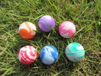 100 Bouncing Balls 20mm Dia. Mixed Colour