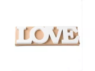 1Set White LOVE Wedding Sign Decoration 47cm Wide