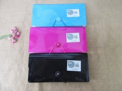 2Pcs 13 Pockets Plastic Cheque Size Board File Folder Organizer