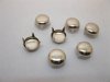 200Pcs Silver Color Dome Studs 9x9mm Leather Craft