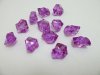 230X Purple Acrylic Ice Stone Crystal Vase Table Wedding Decor 230X Purple Acrylic Ice Stone Crystal Vase Table Wedding Decor