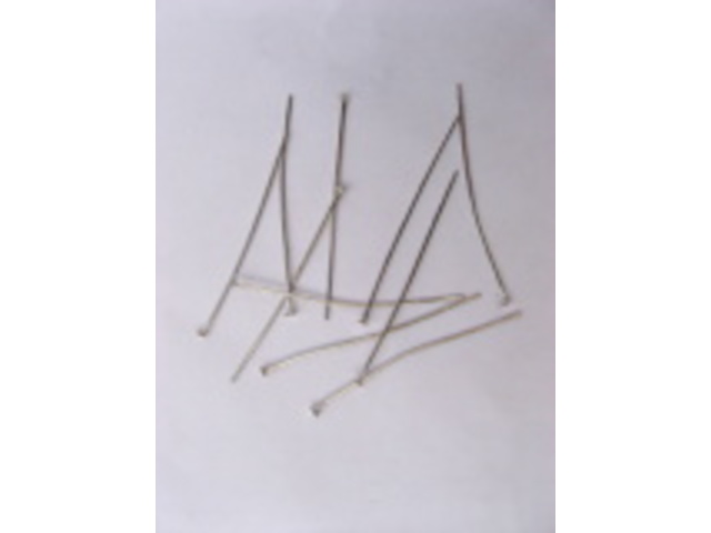 500gram Nickel plated 34mm Head Pins Jewelry finding