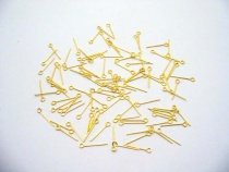 500gram Gold Plated 28mm Eye Pins Jewelry finding