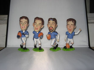 1set x 4pcs Footballer Rugby player Resin Sculpture Statue - Click Image to Close